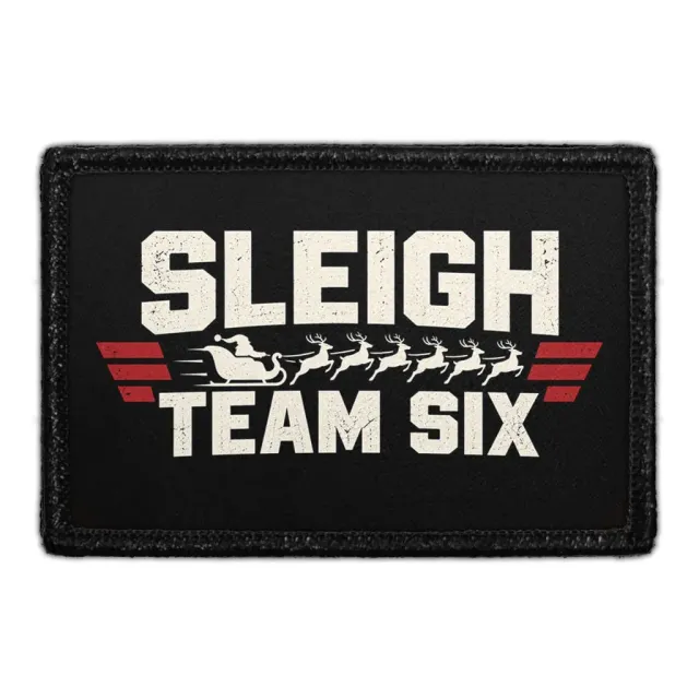 Pull Patch Sleigh Team Six patch velcro jul
