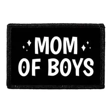 Pull Patch Mom Of Boys patch velcro 3x2