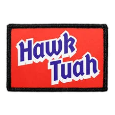 Pull Patch Hawk Tuah Red White Blue patch meme
