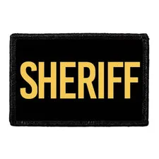 Pull Patch Sheriff patch 1 stk med velcro