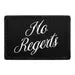 Pull Patch No Regerts Black patch velcro sjov tekst