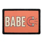 Pull Patch Babe Magnet patch 76x51 mm velcro