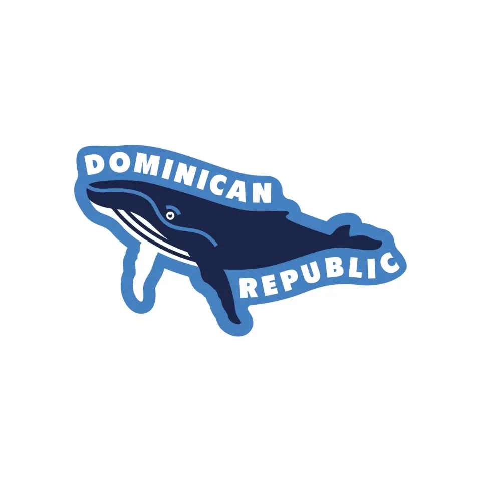 Vagabond Heart Dominican Republic klistermærke mat vinyl