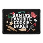 Pull Patch Santas Favorite Cookie Baker patch velcro