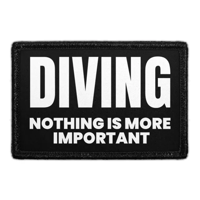 Pull Patch Diving Nothing Is More Important patch