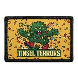 Pull Patch Tinsel Terrors patch med velcro julemotiv
