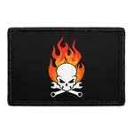 Pull Patch Skull With Tools patch med velcro – værktøj