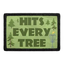 Pull Patch Disc Golf Hits Every Tree patch 3x2