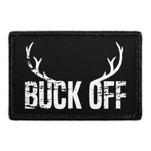 Pull Patch Buck Off patch 76x51mm velcro