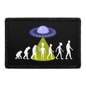 Pull Patch Alien Evolution of Man patch velcro