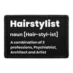 Pull Patch Hairstylist Definition patch 7,6x5 cm tekst