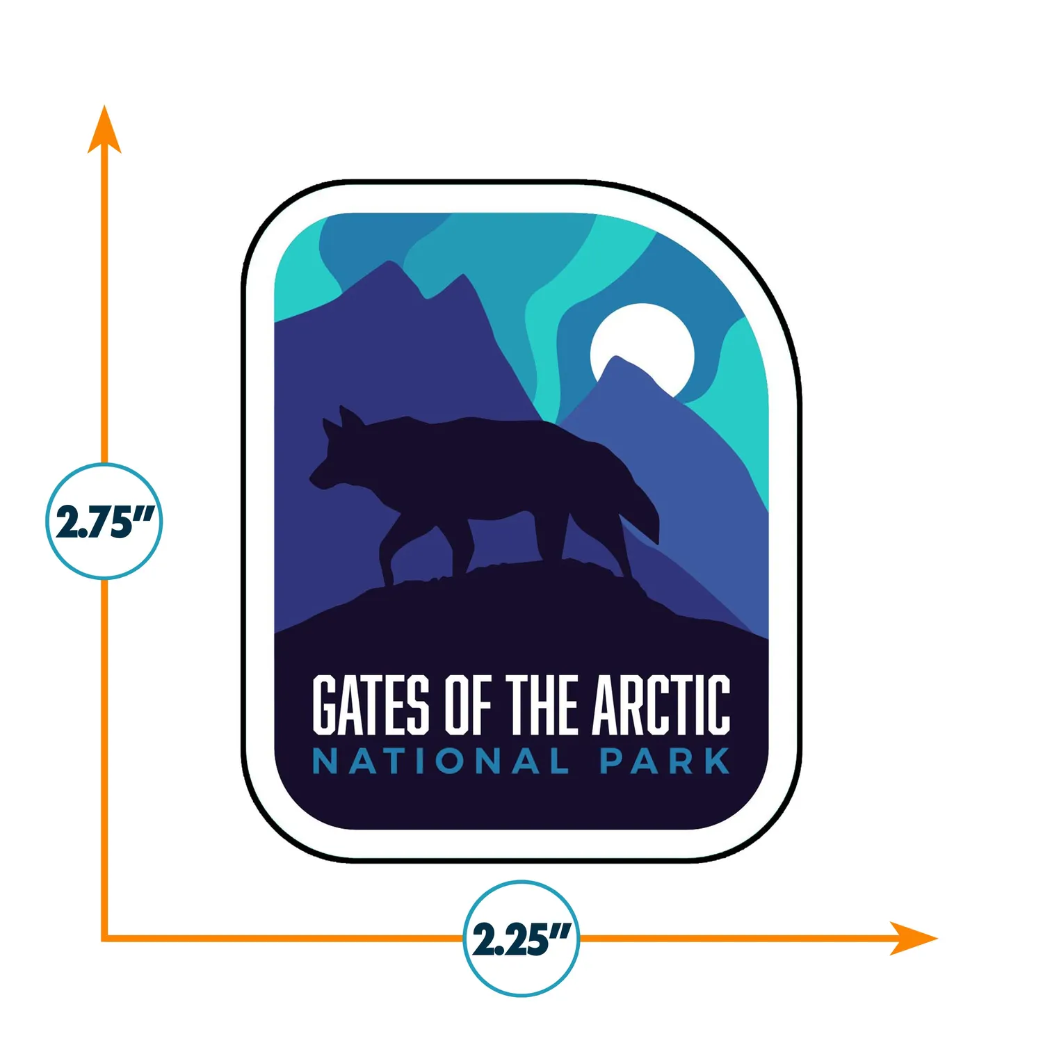 Vagabond Heart Gates of the Arctic strygemærke broderet