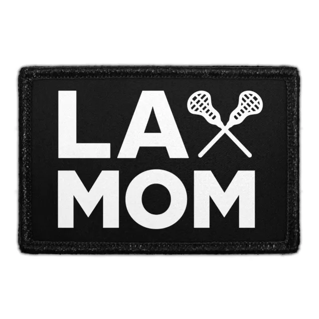 Pull Patch LAX MOM patch med velcro lacrosse