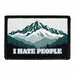 Pull Patch I Hate People Mountains patch med velcro 7,6x5 cm
