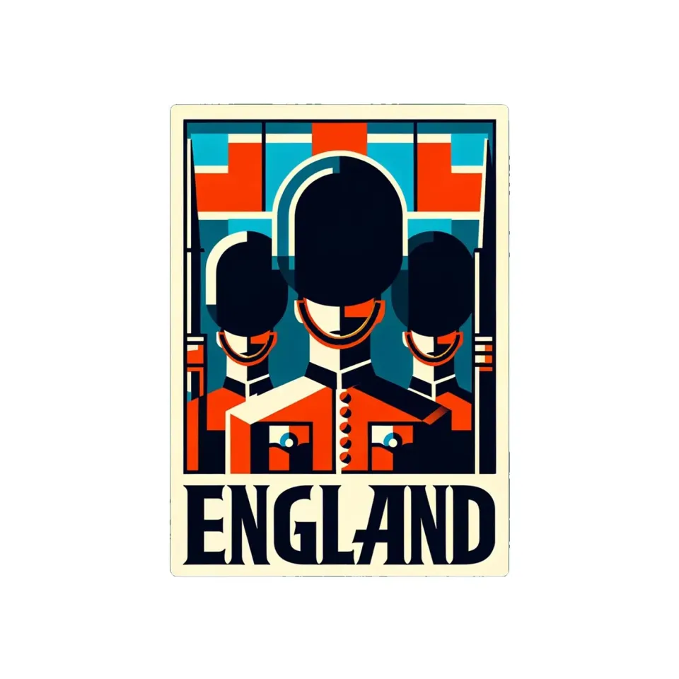 Vagabond Heart England klistermærke vandtæt vinyl
