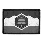 Pull Patch Utah flag patch sort hvid distressed