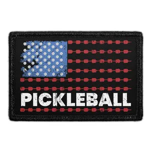 Pull Patch Pickleball US Flag patch med velcro