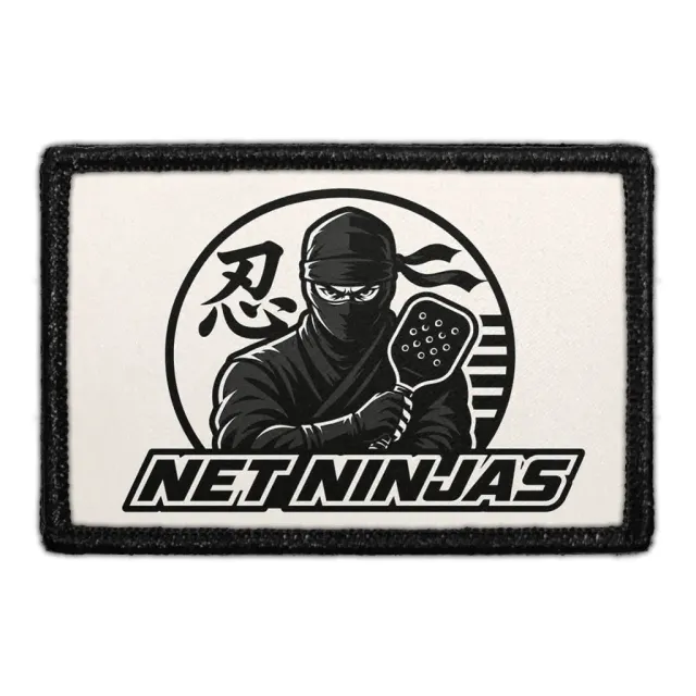 Pull Patch Net Ninjas pickleball patch 7,6x5 cm