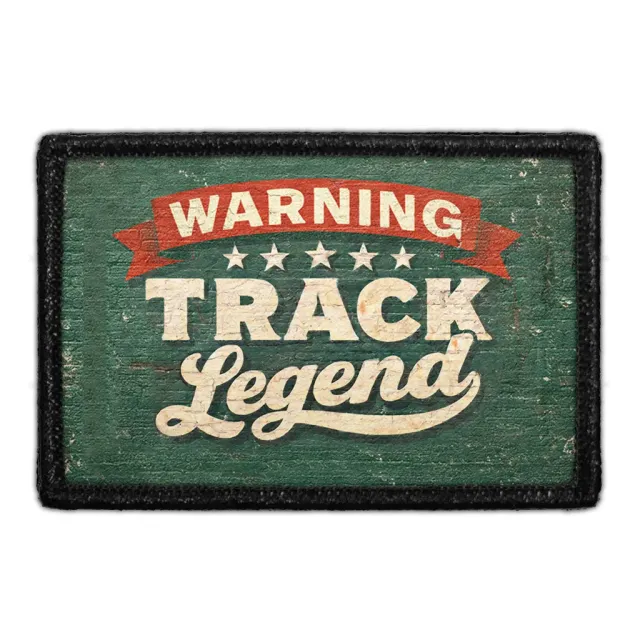 Pull Patch Warning Track Legend patch 3x2 velcro baseball