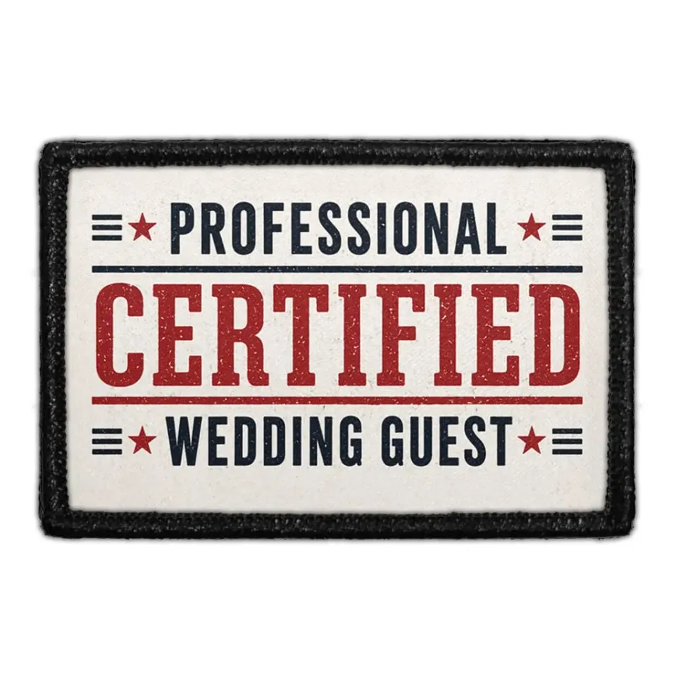 Pull Patch Professional Wedding Guest patch 3x2 bryllup