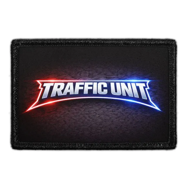 Pull Patch Traffic Unit patch velcro politi 76 mm