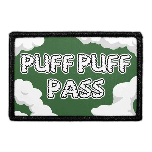 Pull Patch Puff Puff Pass patch velcro sjov