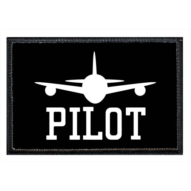 Pull Patch Pilot velcromærke 76x51 mm