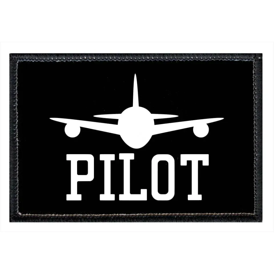 Pull Patch Pilot velcromærke 76x51 mm