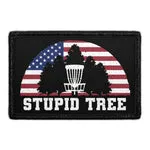 Pull Patch Disc Golf Stupid Tree USA patch 3x2