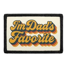 Pull Patch I'm Dad's Favorite Removable patch velcro