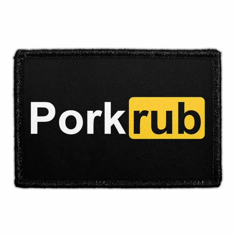 Pull Patch Pork Rub patch velcro sort kant