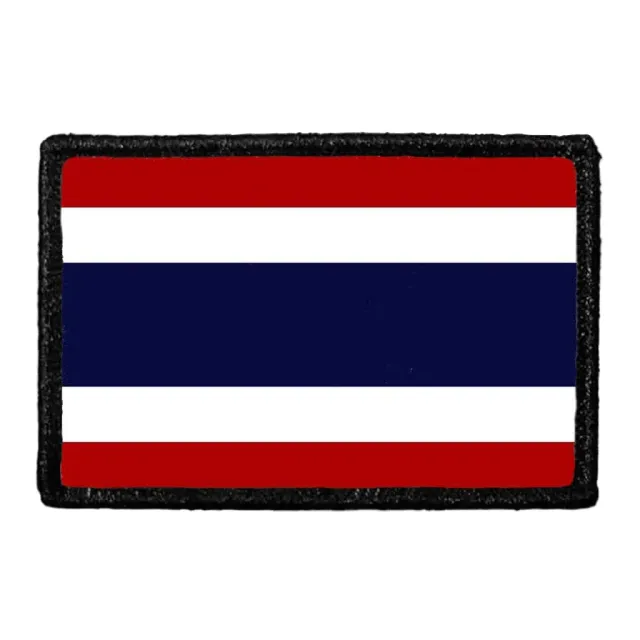 Pull Patch Thailand Flag patch farvet velcro