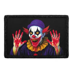 Pull Patch The Blood Mime Scary Clown patch velcro