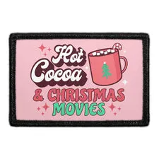 Pull Patch Hot Cocoa & Christmas Movies patch 76x51 mm