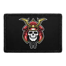 Pull Patch Samurai Helmet patch med velcro – samurai