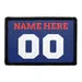 Pull Patch Customizable Jersey Blue/Red/White patch med egen tekst