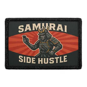 Pull Patch Samurai Side Hustle patch velcro humor