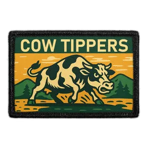 Pull Patch Cow Tippers patch med velcro 7,6x5,1 cm