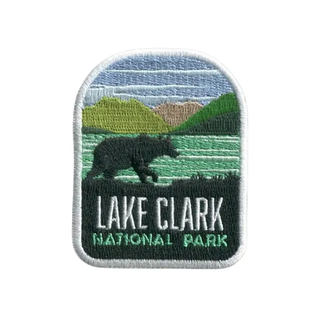 Vagabond Heart Lake Clark strygemærke 70x57 mm broderet