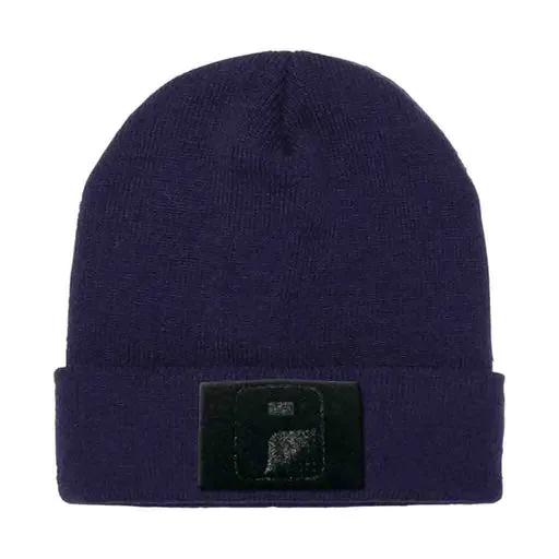 Pull Patch Premium Beanie Flexfit hue navy velcro