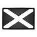 Pull Patch Scotland Flag patch sort-hvid