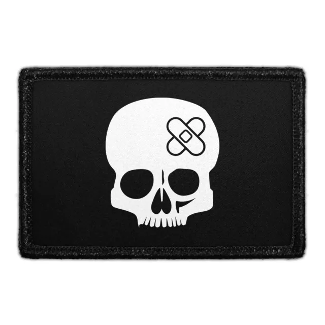 Pull Patch Skull Bandage patch med velcro 7,6x5