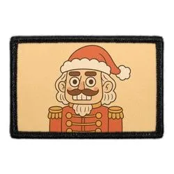 Pull Patch Nut Cracker Santa Hat julepatch velcro