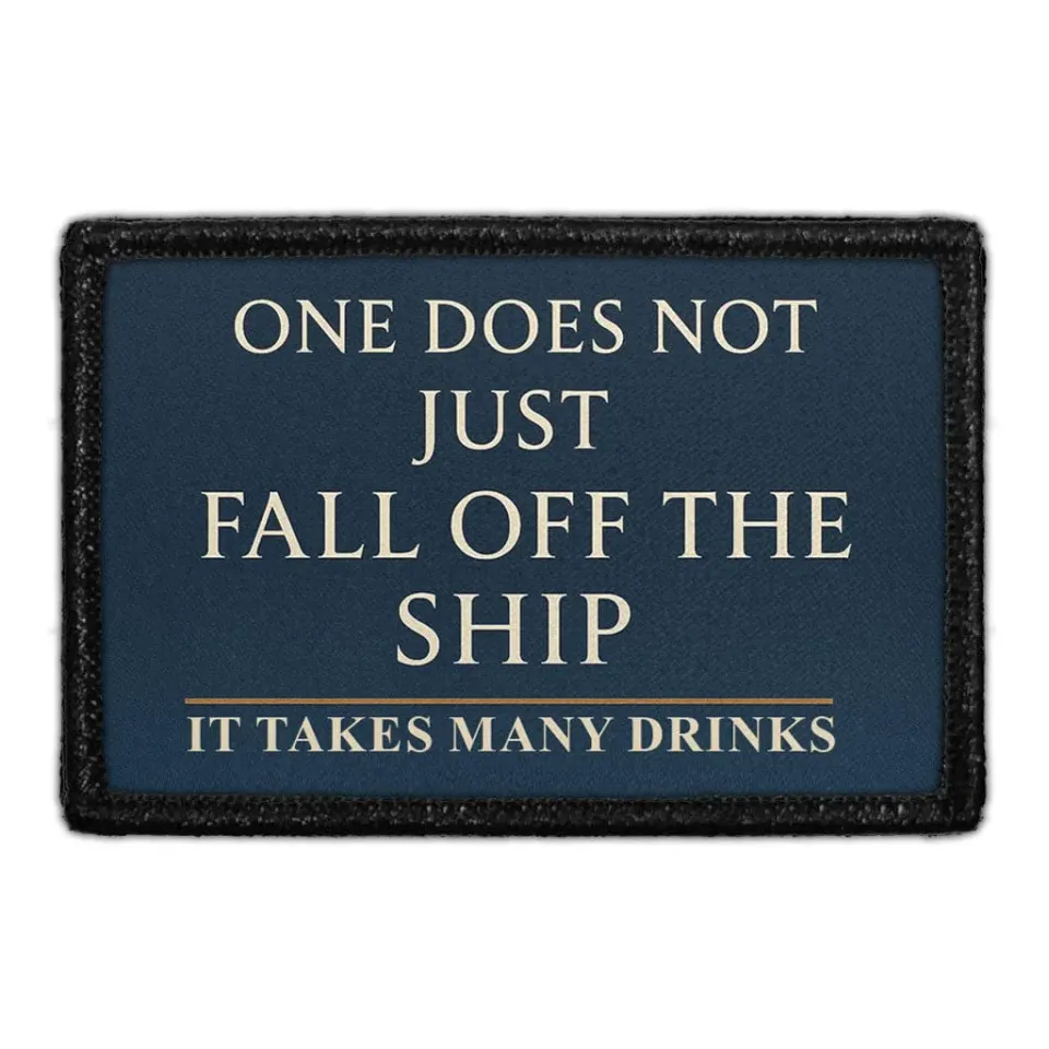Pull Patch Fall Off The Ship patch med velcro