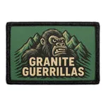 Pull Patch Granite Guerrillas patch med velcro 7,6x5 cm