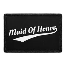 Pull Patch Maid Of Honor Sports velcromærke bryllup