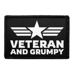Pull Patch Veteran And Grumpy patch med velcro