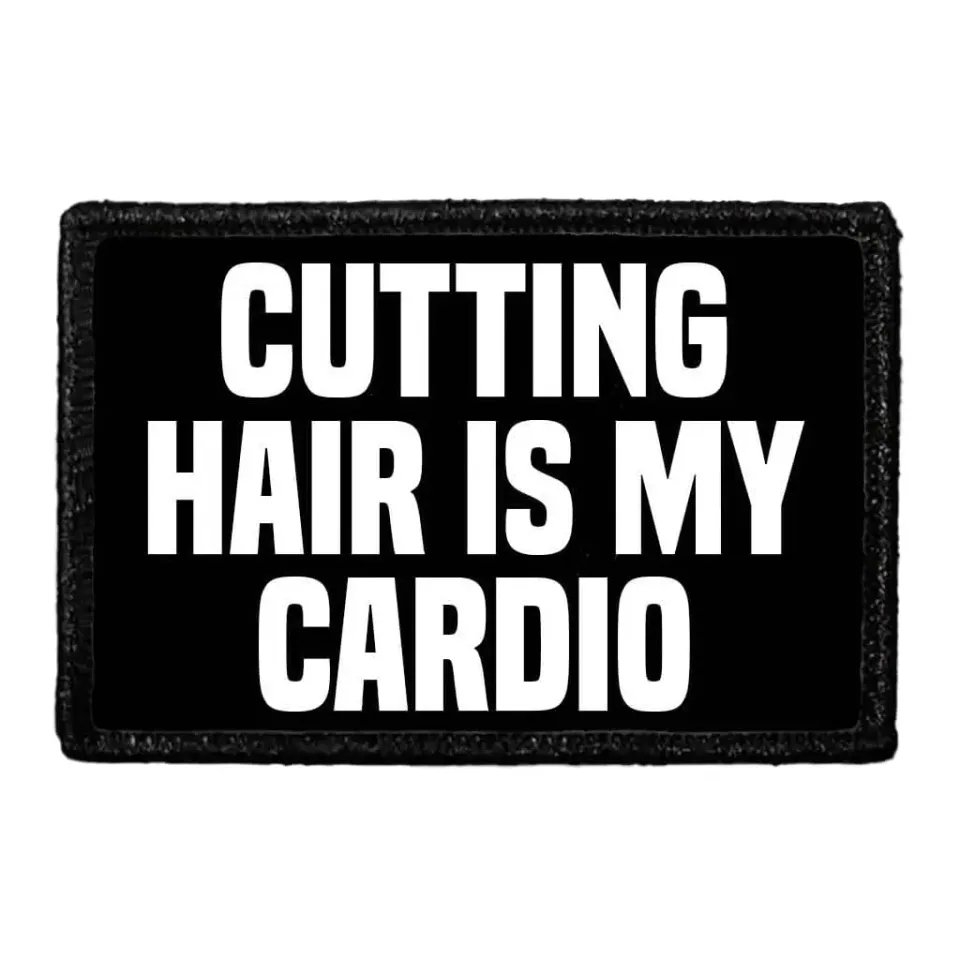 Pull Patch Cutting Is My Cardio patch med velcro 1 stk
