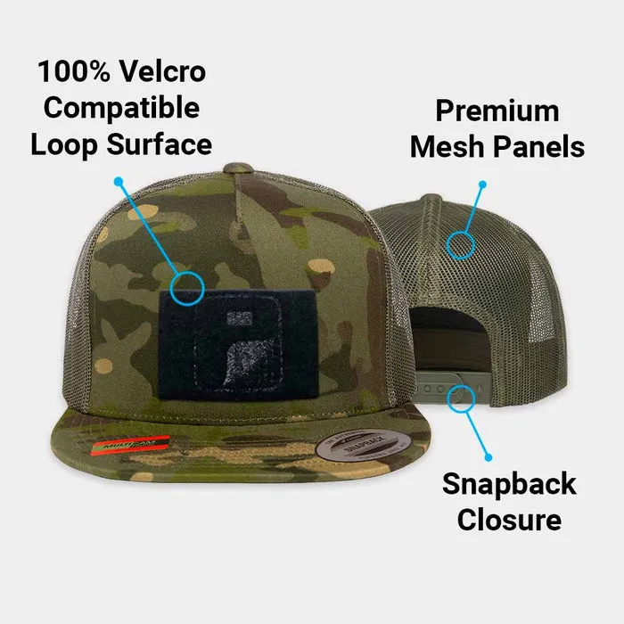 Pull Patch Multicam kasket Tropical Grøn snapback