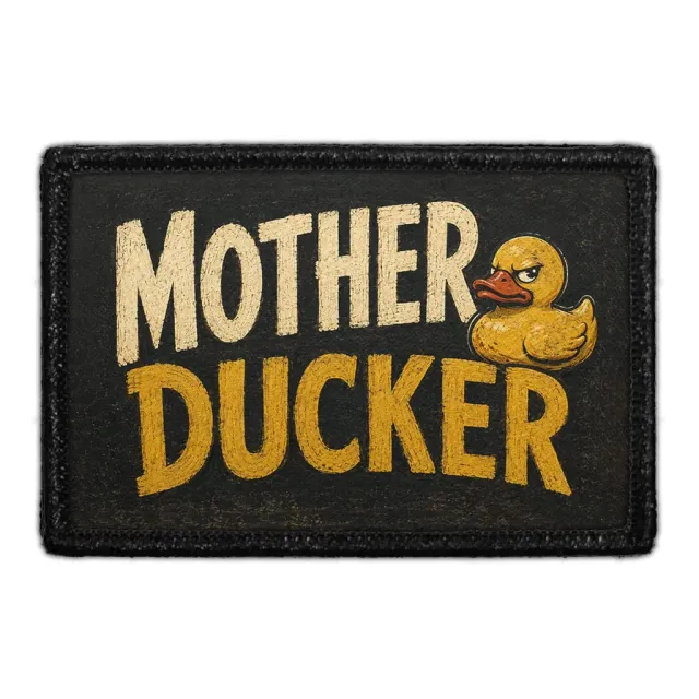 Pull Patch Mother Ducker patch 76x51mm velcro